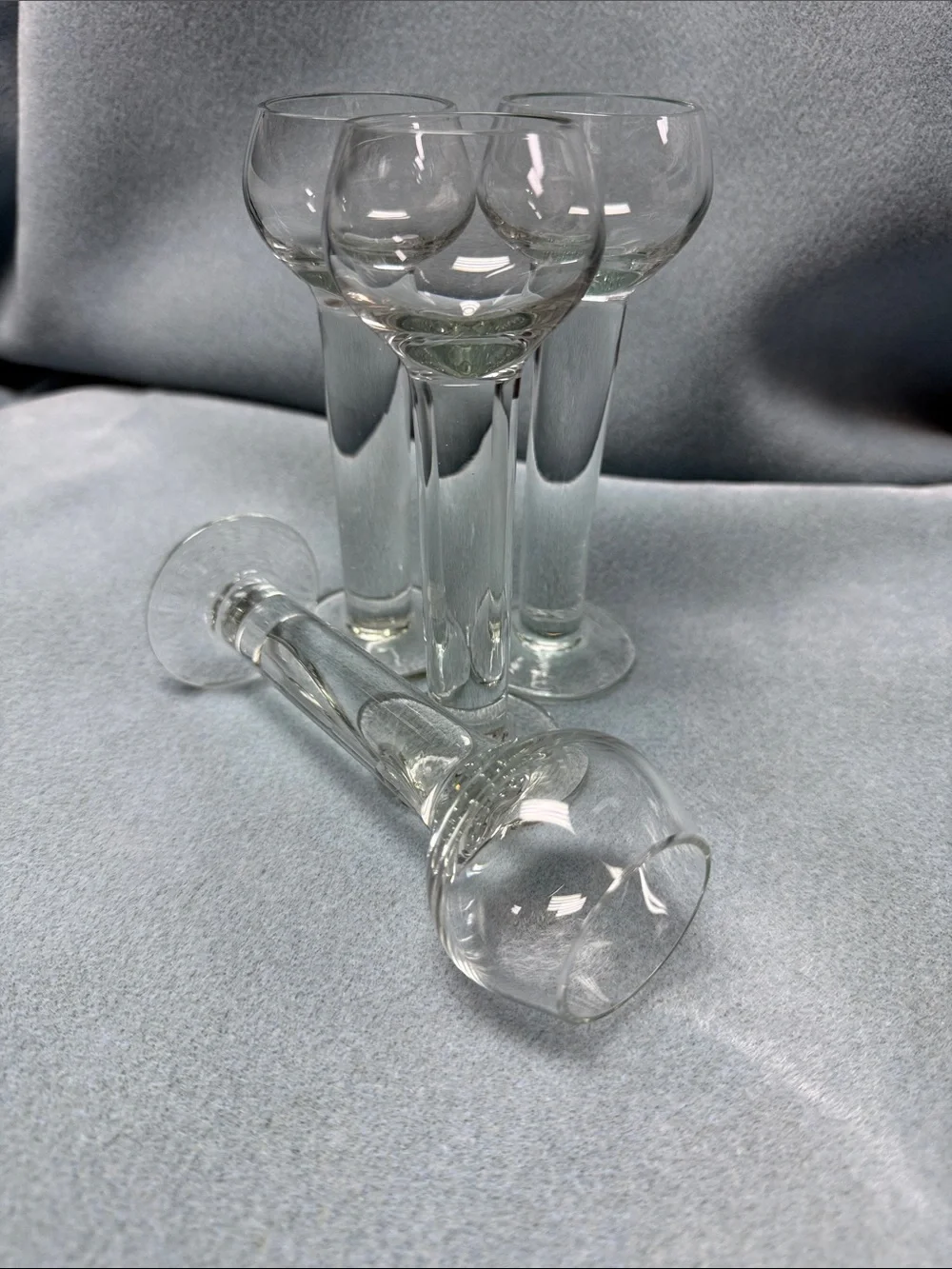Aquavit Norwegian Long Stem Shot Glasses set of 4